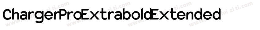 Charger Pro Extrabold Extended字体转换